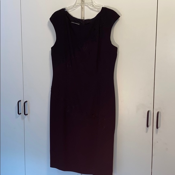 Donna Morgan Dresses & Skirts - LBD Donna Morgan faux Buttons Beading Dress 14